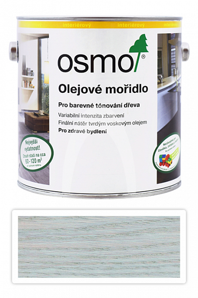 OSMO Olejové mořidlo 2.5 l Světle šedá 3518