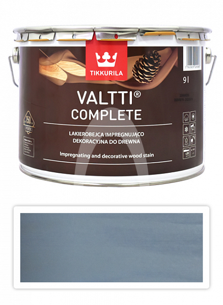 TIKKURILA Valtti Complete - matná tenkovrstvá lazura s ochranou proti UV záření 9 l Kajo 5084