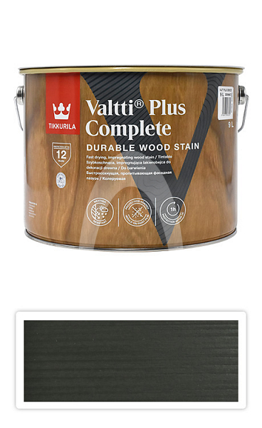 TIKKURILA Valtti Plus Complete - matná tenkovrstvá lazura 9 l Lieko 5067