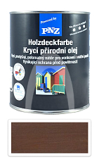 PNZ Krycí přírodní olej 0.75 l Mittelbraun / Střední hnědá
