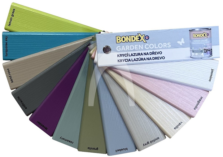 BONDEX Vzorník Garden Colors - vějíř