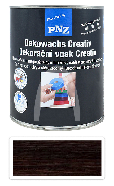 PNZ Dekorační vosk Creativ 0.75 l Černý