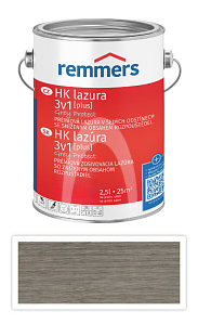 REMMERS HK lazura Grey Protect Plus - ochranná lazura na dřevo pro exteriér 2.5 l Grafitově šedá
