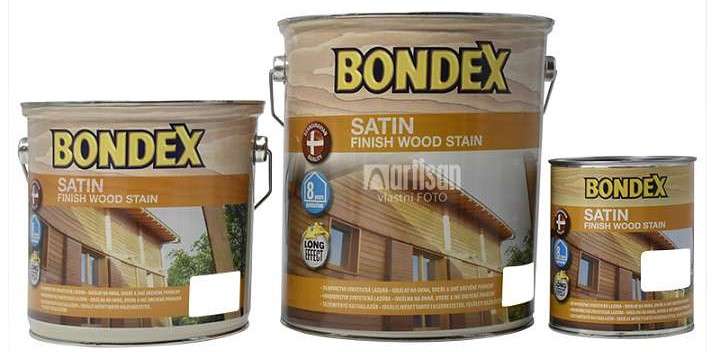 BONDEX Satin - balení 0.75 l, 2.5 l a 5 l