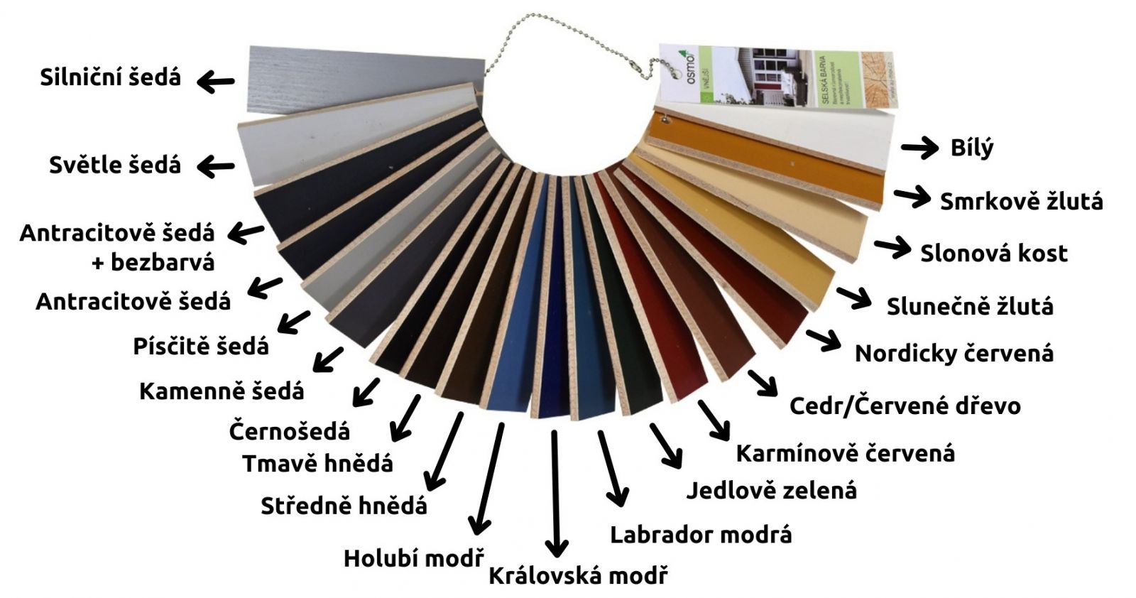 vzorník OSMO Selská barva pro snadnější rozhodování
