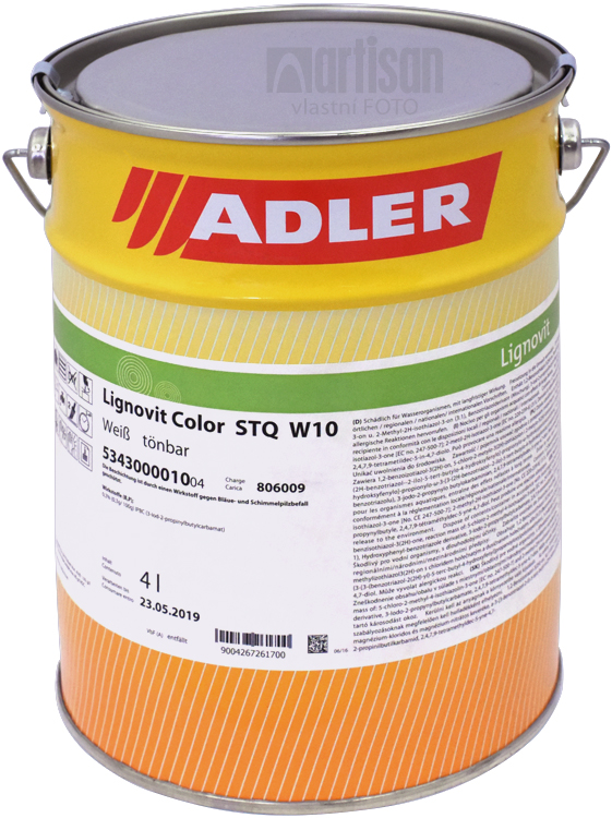 Barvu Lignovit Color dodáváme jen v balení 4 l