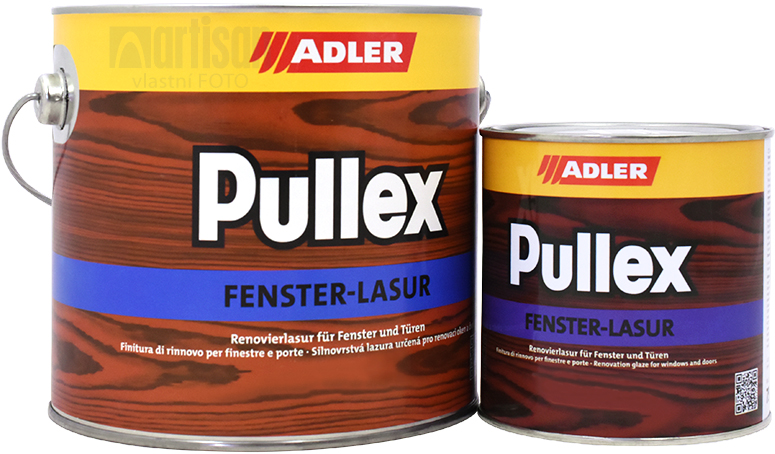 ADLER Pullex Fenster Lasur  v objemu 0.75 l, 2.5 l