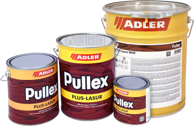 ADLER Pullex Plus Lasur - balení 0.75 l, 2.5 l, 4.5 l a 10 l