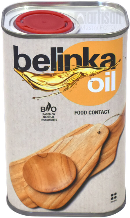 BELINKA Oil Food Contact - olej na dřevo ve styku s potravinami v objemu 0.5 l