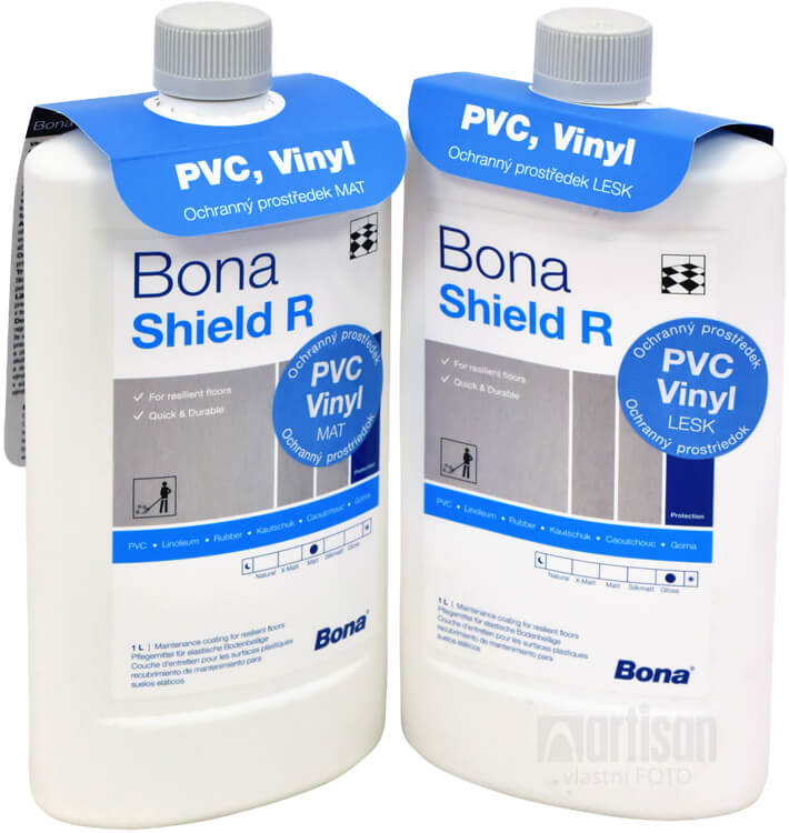 BONA Shield R - polyuretanová údržbová politura pro všechny elastické podlahy v objemu 1 l a ve 2 variantách - lesk/mat