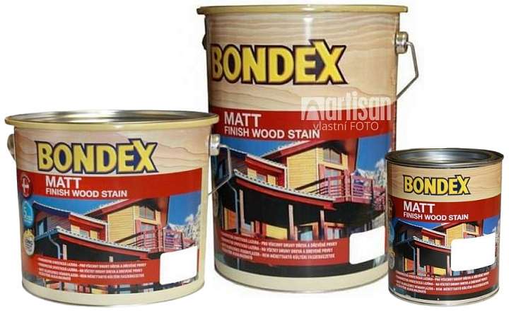 BONDEX Matt - balení 0.75 l, 2.5 l a 5 l
