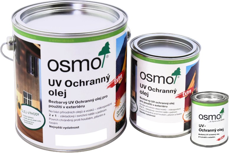 OSMO Tvrdý voskový olej barevný - velikost balení 0.005 l, 0.125 l, 0.75 l a 2.5 l a 10 l