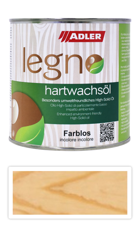 ADLER Legno Hartwachsöl - tvrdovoskový olej 0.75 l Bezbarvý 50821