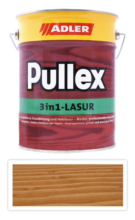 ADLER Pullex 3in1 Lasur - tenkovrstvá impregnační lazura 4.5 l Dub 4435050044