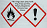 PINTYPLUS TECH - fluorescenční značkovací sprej - piktogramy hořlavina, nebezpečí