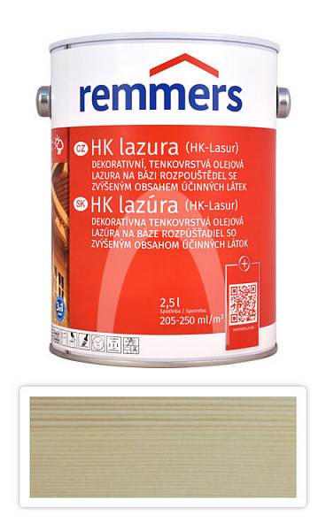 REMMERS HK lazura - ochranná lazura na dřevo pro exteriér 2.5 l Bezbarvá