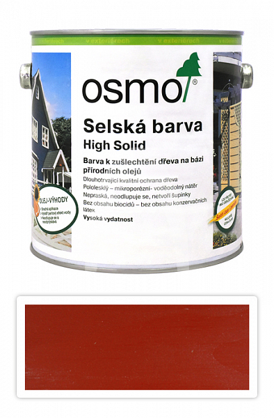 OSMO Selská barva 2.5 l Nordicky červená 2308