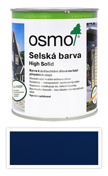 OSMO Selská barva 0.75 l Královská modř 2506
