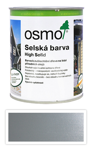 OSMO Selská barva 0.75 l Silniční šedá 2742