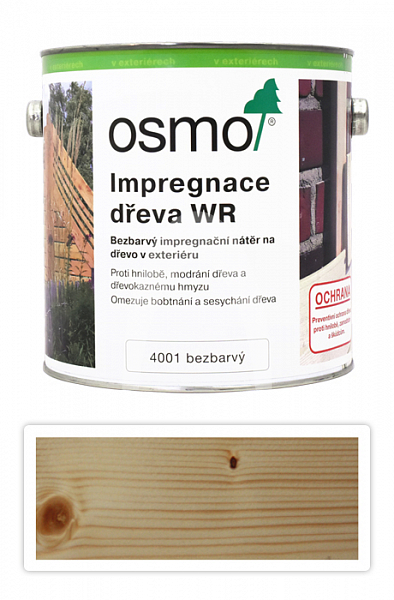 OSMO Impregnace dřeva pro exteriéry WR 2.5 l 4001