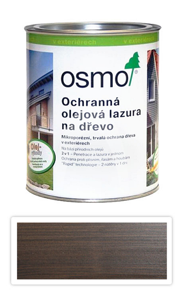 OSMO Ochranná olejová lazura 0.75 l Patina 905