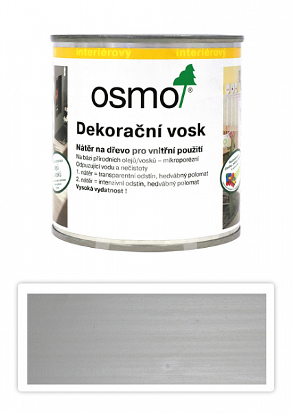 OSMO Dekorační vosk intenzivní odstíny 0.375 l Hedvábí 3172