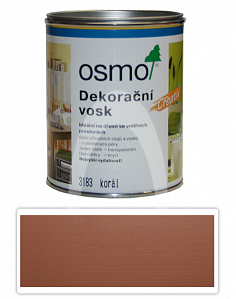OSMO Dekorační vosk creativ 3183 korál 0,75 L