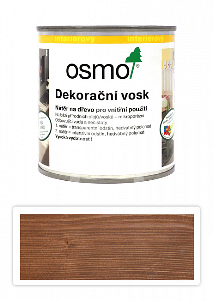 OSMO Dekorační vosk transparentní 0.375 l Ořech 3166