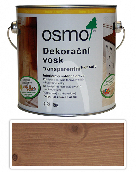 OSMO Dekorační vosk transparentní 2.5 l Buk 3128