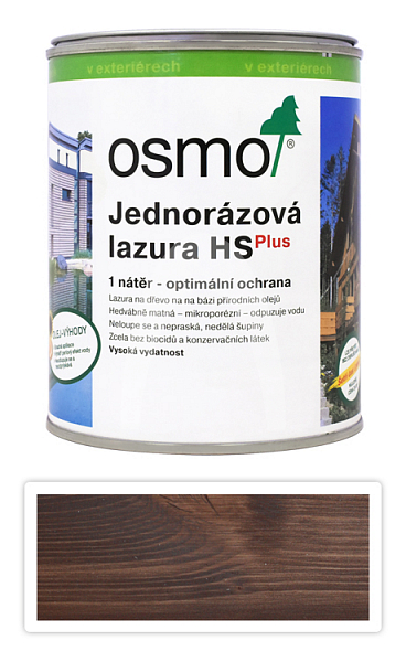 OSMO Jednorázová lazura HS 0.75 l Palisandr 9264 