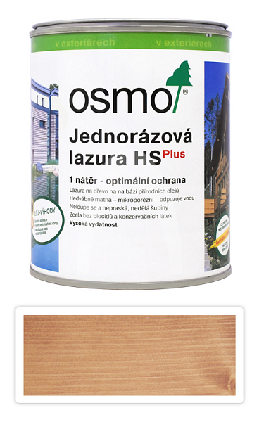 OSMO Jednorázová lazura HS 0.75 l Modřín 9236