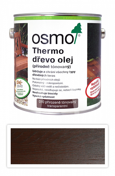 OSMO Speciální olej na terasy 2.5 l Thermo-dřevo 010
