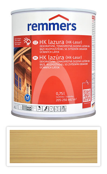 REMMERS HK lazura - ochranná lazura na dřevo pro exteriér 0.75 l Hemlock