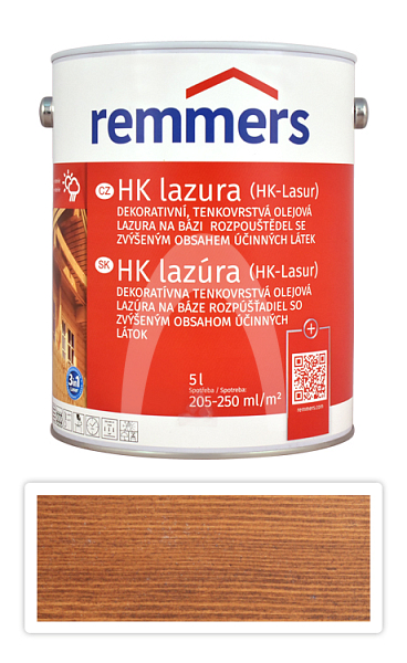 REMMERS HK lazura - ochranná lazura na dřevo pro exteriér 10 l Ořech