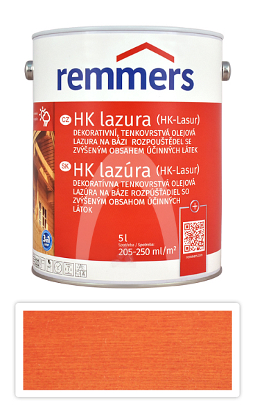 REMMERS HK lazura - ochranná lazura na dřevo pro exteriér 20 l Mahagon