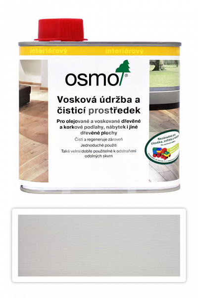 OSMO Vosková údržba a čistící prostředek 0.5 l Bílý 3087