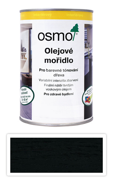 OSMO Olejové mořidlo 1 l Černá 3590