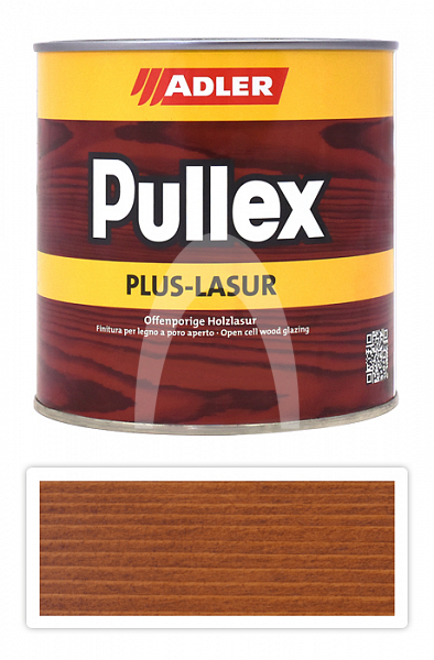 ADLER Pullex Plus Lasur - lazura na ochranu dřeva v exteriéru 0.75 l Borovice 50331