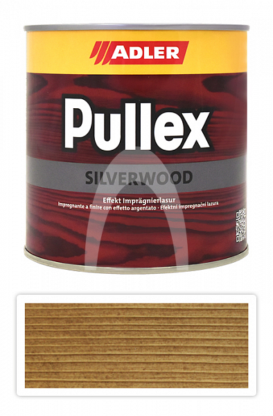 ADLER Pullex Silverwood - impregnační lazura 0.75 l Smrk - světle žíhaná 50507