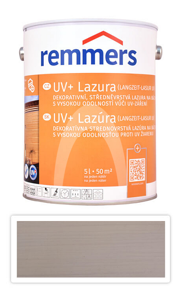 REMMERS UV+ Lazura - dekorativní lazura na dřevo 5 l Bílá