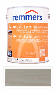 REMMERS UV+ Lazura - dekorativní lazura na dřevo 5 l Stříbrnošedá