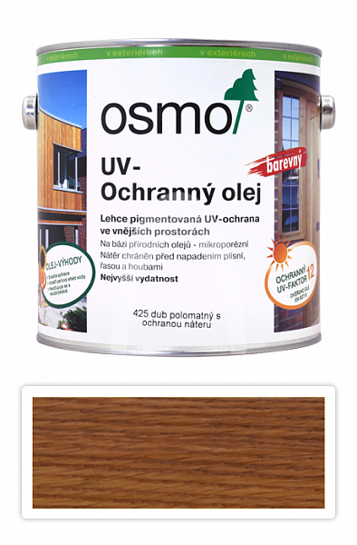 OSMO UV Olej Extra pro exteriéry 2.5 l Dub 425