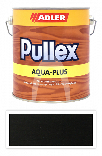 ADLER Pullex Aqua-Plus - vodou ředitelná lazura na dřevo 2.5 l Kohle LW 06/5