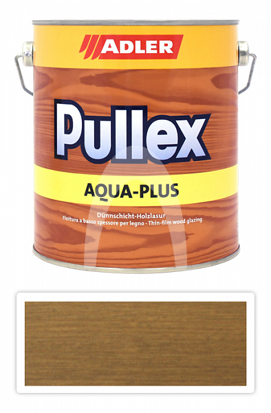 ADLER Pullex Aqua-Plus - vodou ředitelná lazura na dřevo 2.5 l Kopfnuss LW 04/3