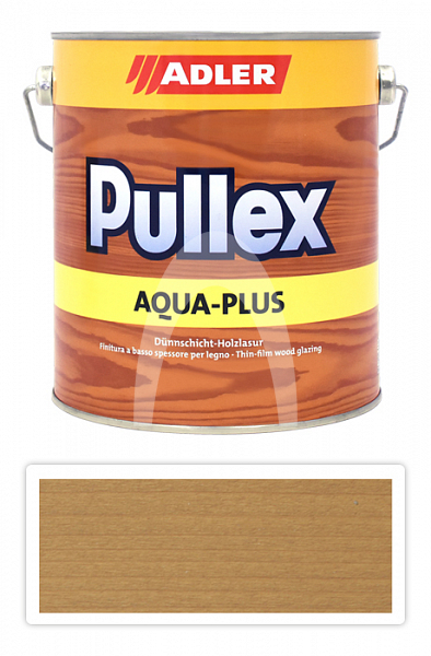 ADLER Pullex Aqua-Plus - vodou ředitelná lazura na dřevo 2.5 l Uhura ST 04/3