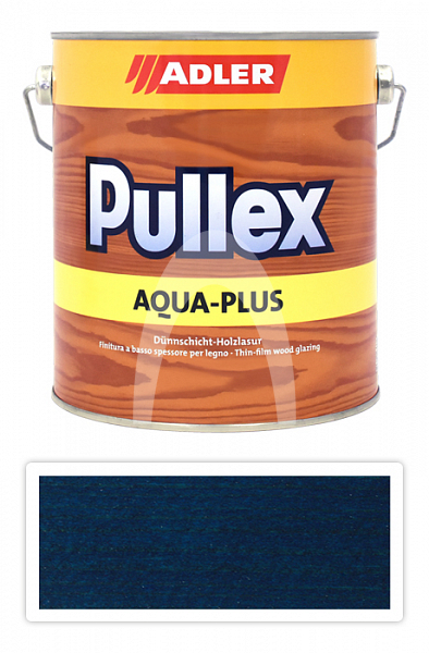 ADLER Pullex Aqua-Plus - vodou ředitelná lazura na dřevo 2.5 l Blauer Morpho ST 07/1