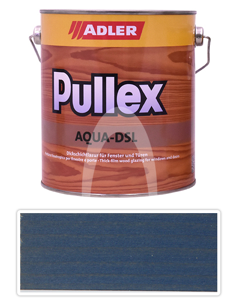 ADLER Pullex Aqua DSL - vodou ředitelná lazura na dřevo 2.5 l Tulum ST 07/2