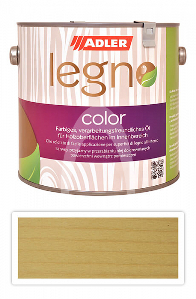 ADLER Legno Color - zbarvující olej pro ošetření dřevin 2.5 l Honigbad ST 13/1