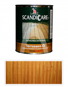 SCANDICCARE Terrassen Öl - přírodní terasový olej 1 l Světlé dřevo