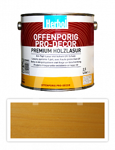 HERBOL Offenporig Pro Decor - univerzální lazura na dřevo 2.5 l Jasan 1420